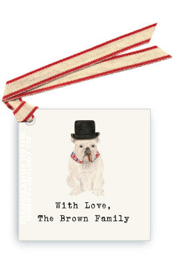 GIFT TAGS - LB -  ENGLISH BULLDOG