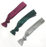 HAIR TIES - TKC - ROYAL COLORS 3 ON A CARD