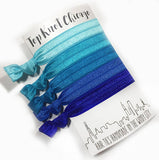 HAIR TIES - TKC - BLUE OMBRE