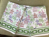 TEA TOWEL - PI - PALMS AND PAGODAS