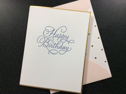 BIRTHDAY - SP - HAPPY BIRTHDAY LETTERPRESS