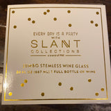 JUMBO STEMLESS WINE GLASS - SLC -