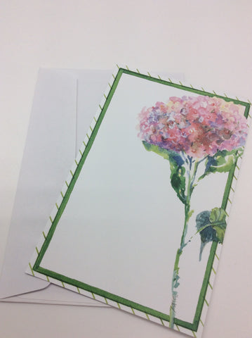 IMPRINTABLE INVITATION- ODB - PINK HYDRANGEA