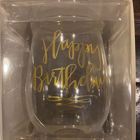 JUMBO STEMLESS WINE GLASS - SLC -