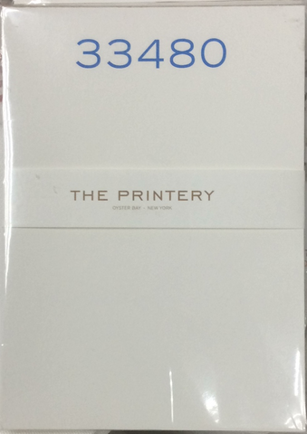 NOTEPAD - 33480 ZIP CODE