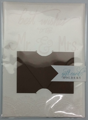 GREETING CARD- CBL- BEST WISHES TO MR & MRS - WEDDING