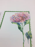 IMPRINTABLE INVITATION- ODB - PINK HYDRANGEA