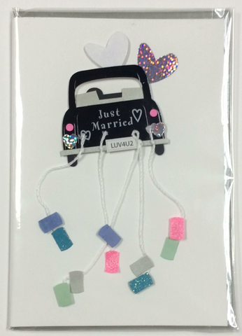 WEDDING CARD - DD - JUST MARRIED