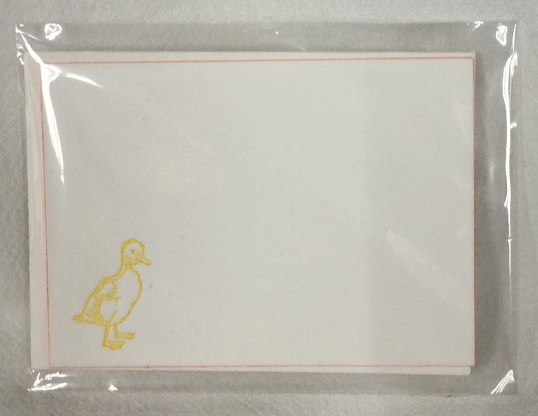 PLACE CARD/GIFT ENCLOSURE- PP - DUCK