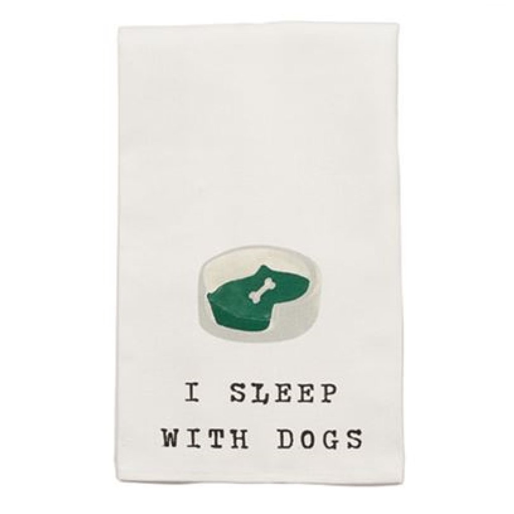 KITCHEN TOWEL -MP- I SLEEP WITH DOGS