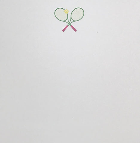 NOTEPAD - BFS - TENNIS - PINK AND GREEN