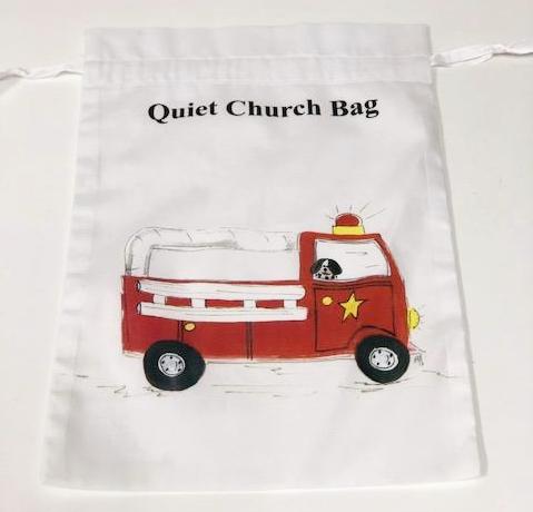 QUIET CHURCH BAG - DBB - FIRE TRUCK