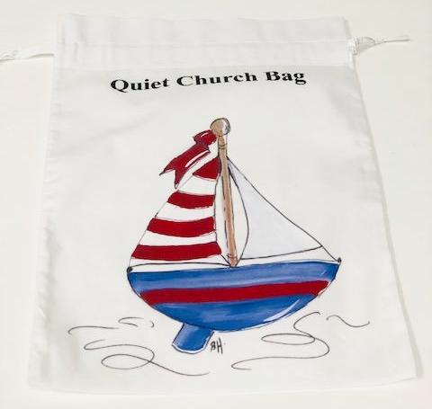 QUIET CHURCH BAG - DBB - SAIL BOAT