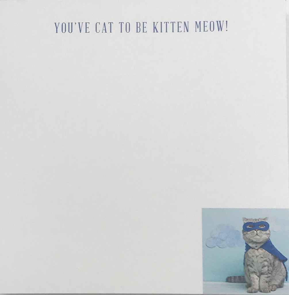 NOTEPAD - BFS - CAT TO BE KITTEN SUPERHERO