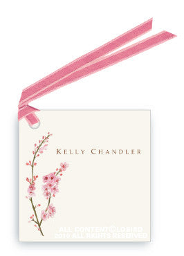 GIFT TAG SET - LB - CHERRY TREE BLOSSOM