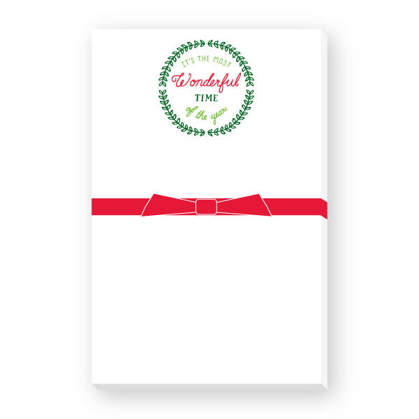 CHRISTMAS NOTEPAD - DON - MOST WONDERFUL TIME OF THE YEAR